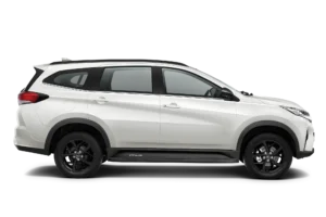 Perodua Aruz berwarna Ivory White