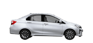 Perodua Bezza dalam warna Glittering Silver
