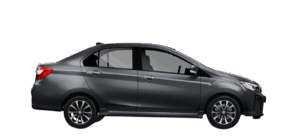 Perodua Bezza dalam warna Granite Grey