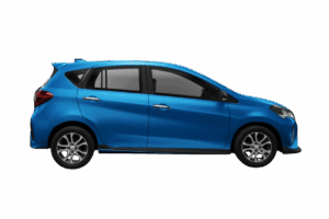 Perodua Myvi dalam warna Electric Blue