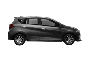 Perodua Myvi dalam warna Granite Grey
