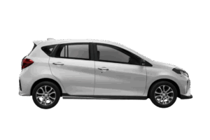Perodua Myvi dalam warna Ivory White