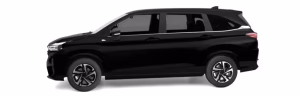 Perodua Alza dalam warna hitam