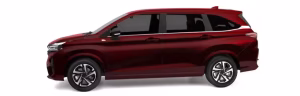Perodua Alza dalam warna merah
