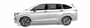 Perodua Alza dalam warna putih